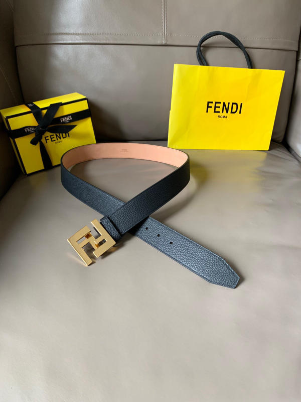 Thắt lưng nam Fendi like auth màu đen