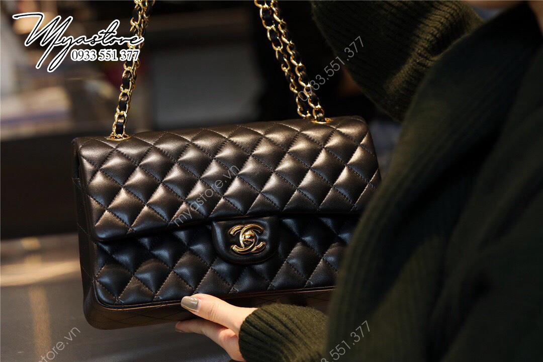 Túi Chanel classic size 30cm màu đen like- auth