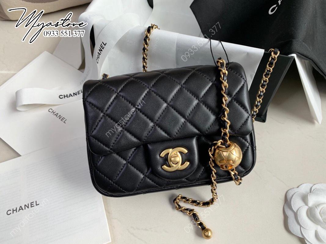 Túi Chanel mini bag Classic Flap siêu cấp màu đen