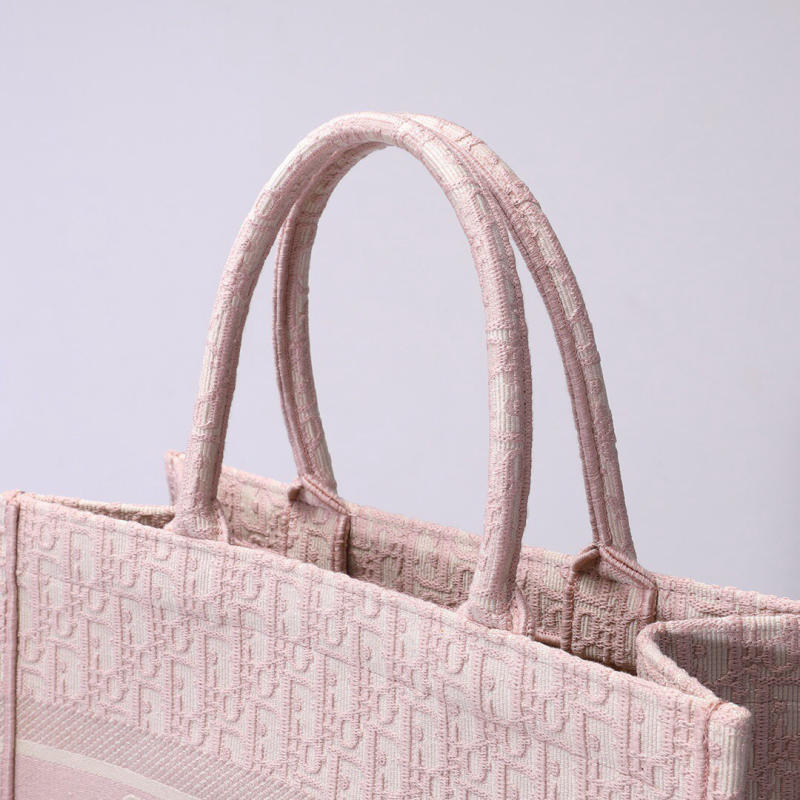 Dior Book Tote in Small Pink Toile De Jouy Luxury Bags  Wallets on  Carousell