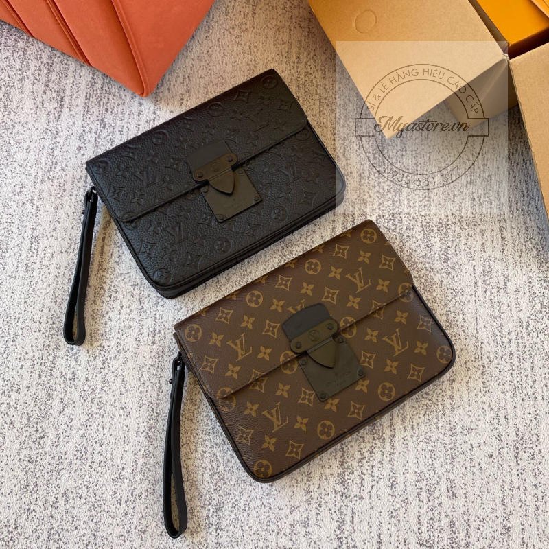 Túi - Clutch Louis Vuitton S Lock A4 Pouch CLA4 - LOUIS KIMMI