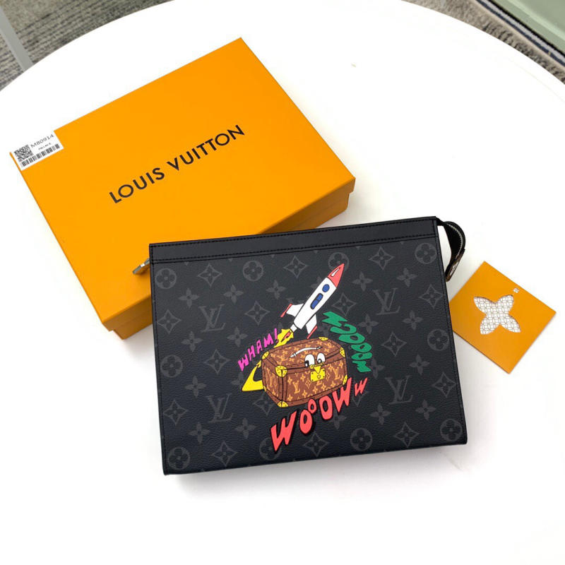 Túi ví clutch Pochette Voyage LV Louis Vuitton siêu cấp 1:1