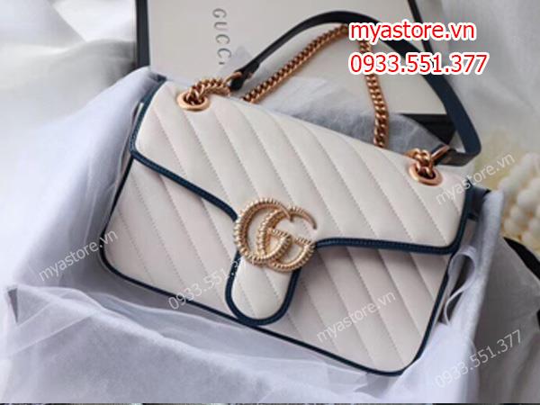 Túi xách Gucci 𝗺𝗮𝗿𝗺𝗼𝗻𝘁 size 26cm