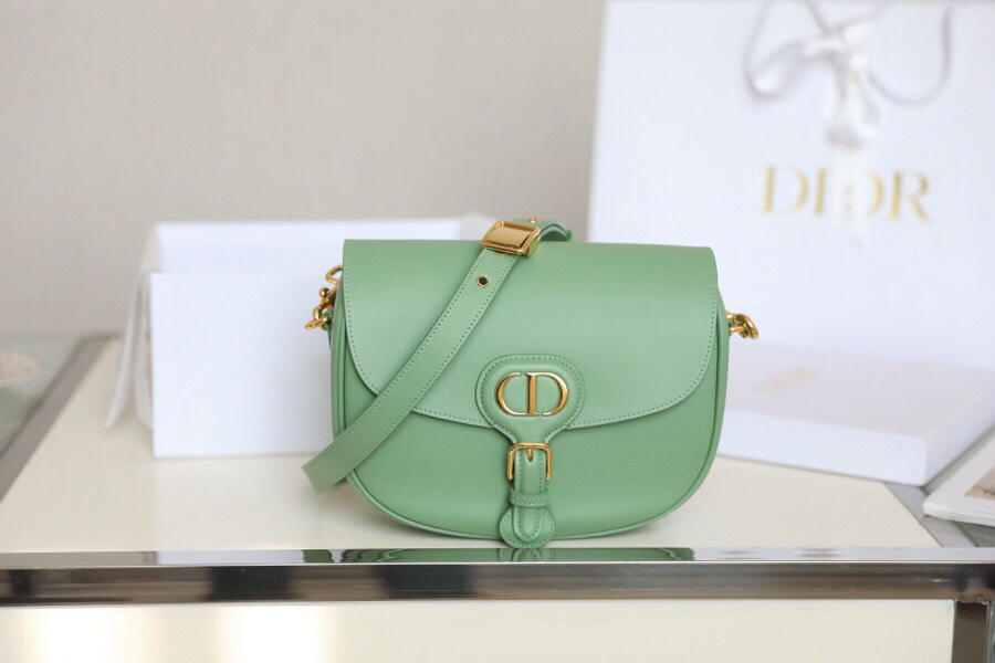 Túi Xách nữ Dior Bobby siêu cấp màu xanh size 22cm