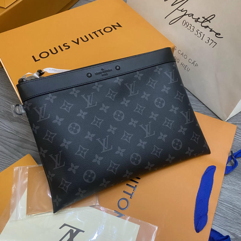 Ví nam Louis Vuitton họa tiết cổ điển siêu cấp về trả khách